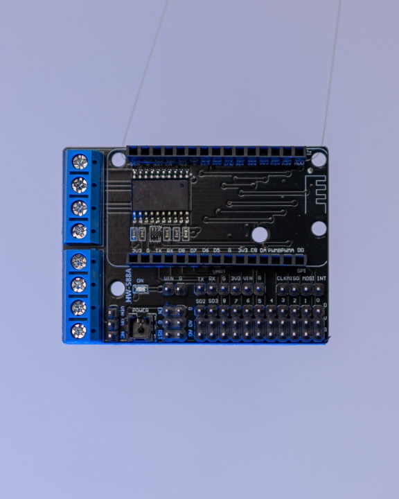 Motorový shield pro NodeMCU ESP8266 s čipem L293D Rozšiřující modul umožňuje pohodlné připojení...