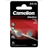 Camelion knoflíková alkalická baterie LR54 (AG10, LR1130, 389, 189, GP89A, SR54) - 2 kusy; 1,5V