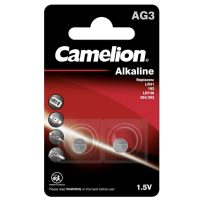 Camelion knoflíková alkalická baterie LR41 (AG3, LR736, 392, 192, GP92A, SR41) - 2 kusy; 1,5V