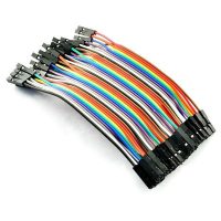 40 x F-F Dupont kabel, 10 cm