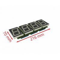 JSC sedmisegmentový XXL LED hodinový I2C displej a shield pro Arduino Nano