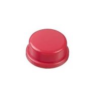 Knoflík pro mikrospínač - Červený, 6 x 6 x 7,3 mm