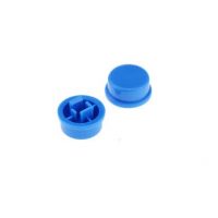 Knoflík pro mikrospínač - Modrý, 6 x 6 x 7,3 mm
