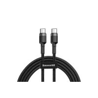Baseus napájecí kabel USB-C na USB-C 60W - 1 metr, černo šedý