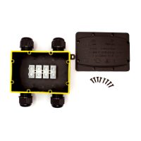 Kabelová spojka DRÁTEK - IP68 120x85, 4 vývody 5-8mm, 4pin