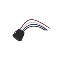 USB-C konektor do panelu - 4 vodiče, černý