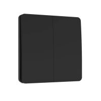 Bezbateriové 2 kanálové tlačítko RF433 MHz IK01 - 2G, černé