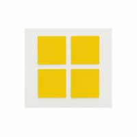 Zlatý kaptonový čtvereček 16x16 mm - 100 kusů