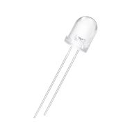 LED dioda - Bílá, čirá, 8mm, 3V