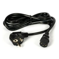 Síťový kabel 230VAC Schuko - 1,8m, vidlice 90°, IEC C13