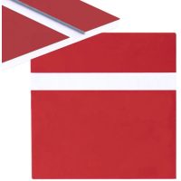 Gravírovací laminát 600 x 300 x 1,3 mm - Červený, bílý