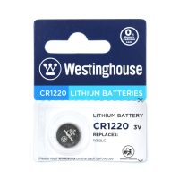 Westinghouse lithiová knoflíková baterie - CR1220 (BR1220, CR1220, DL1220, ECR1220, SB-T13), 3V