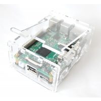 Plastová krabička pro Raspberry Pi 4B - transparentní