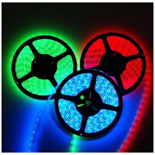 Foto - Vodotěsný 60 LED/m pásek - RGB 5050, 1 segment