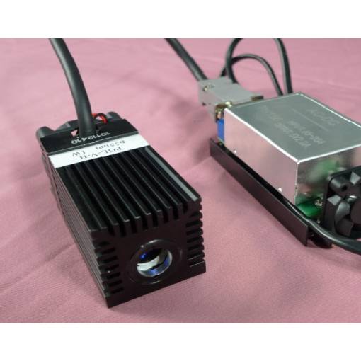 Foto - Laserový modul s TTL červený 1000mW (1W) 650nm