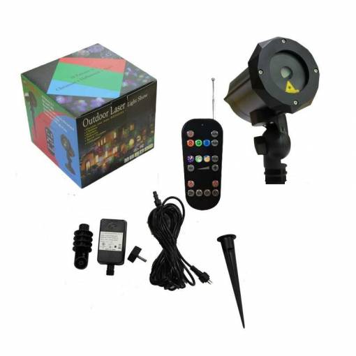 Foto - Venkovní laser zelený - pohyblivý
