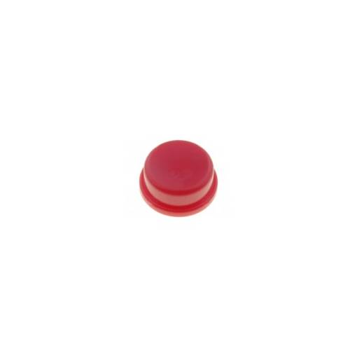 Foto - Knoflík pro mikrospínač - Červený, 12 x 12 x 7,3 mm