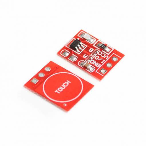 Foto - TTP223 Kapacitní Dotykový Spínač Tlačítko Self-Lock Modul pro Arduino