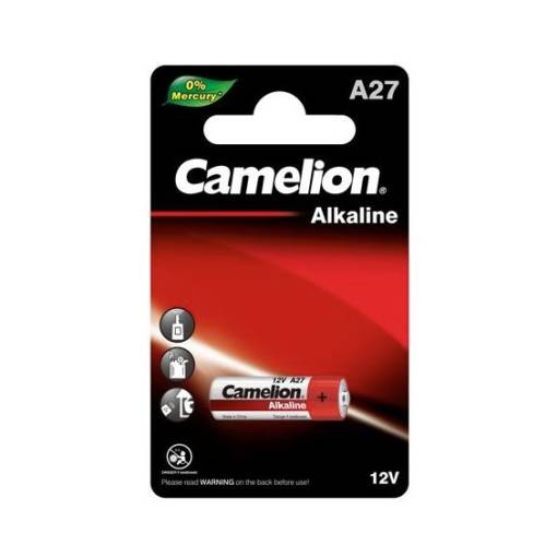 Foto - Camelion alkalická baterie A27 (L828, MN27, 27A, CA22) - 12V, 26mAh
