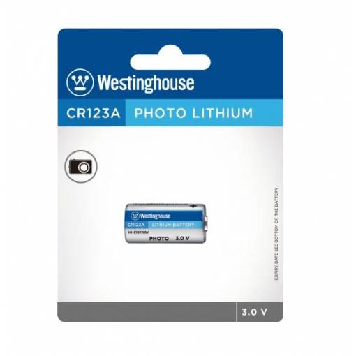 Foto - Westinghouse lithiová baterie - CR123A, 3V