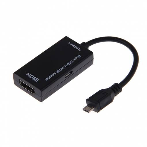 Foto - Adaptér MHL micro USB na HDMI 1080P HDTV - 5 pinů