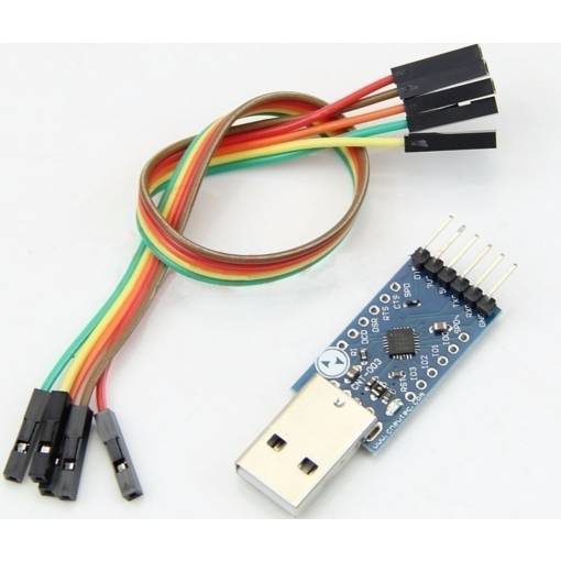 Foto - Adaptér USB 2.0 na TTL UART 6PIN CP2104 STC PRGMR