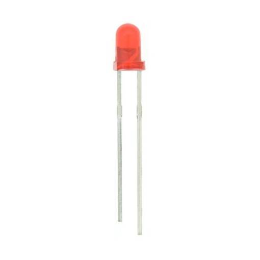 Foto - LED dioda - Červená, 3 mm