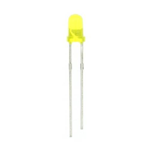 Foto - LED dioda - Žlutá, 3 mm