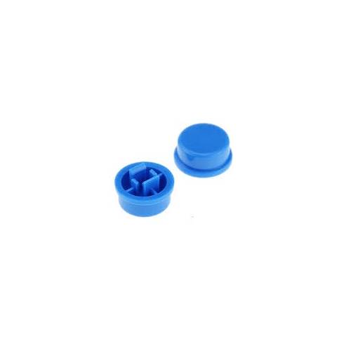 Foto - Knoflík pro mikrospínač - Modrý, 6 x 6 x 7,3 mm