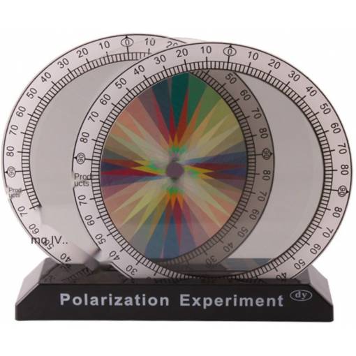Foto - Polarizace světla - Optický fyzikální experiment - Barevný