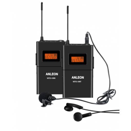 Foto - Anleon MTG-100 - kompaktní průvodcovský a tlumočnický bezdrátový systém - Vysílač + Přijímač