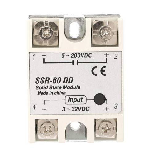 Foto - Relé SSR Solid State SSR-60DD 60VDC