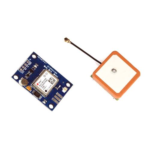 Foto - GPS modul NEO-7M s EEPROM, anténou a baterií – pro Arduino, drony, AeroQuad
