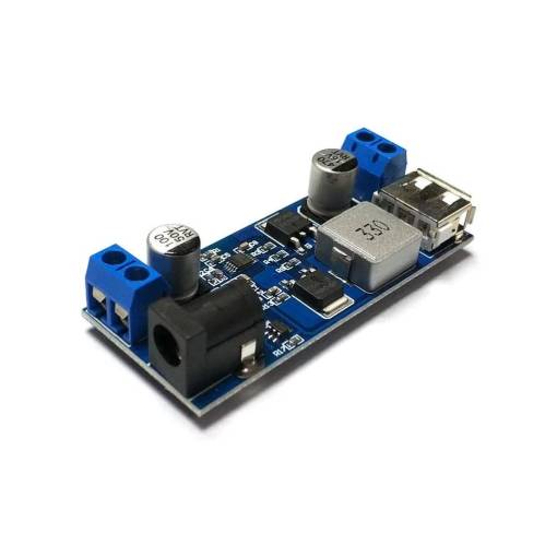 Foto - Step-down měnič XY3606 9-30V DC 5A, USB výstup, DC5,5x2,1 vstup, svorkovnice