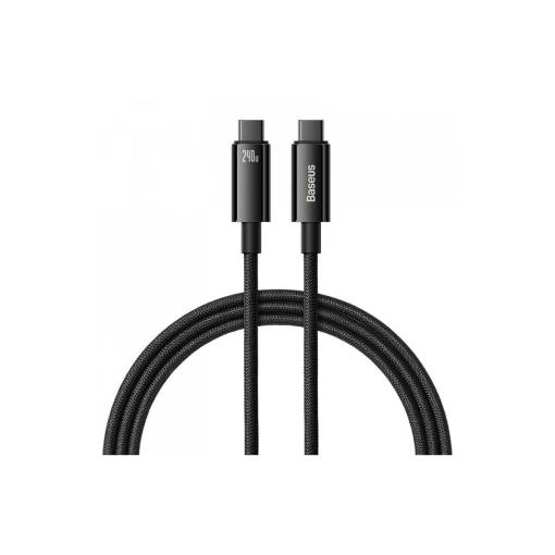 Foto - Baseus napájecí kabel USB-C na USB-C 240W - 1 metr, černý