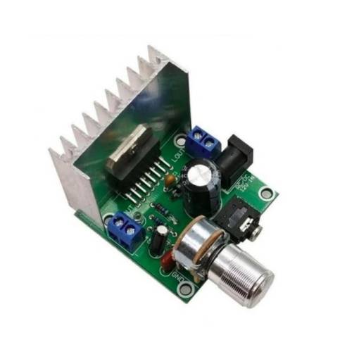 Foto - Modul audio zesilovače (dvoukanálový) s DC konektorem - TDA7297