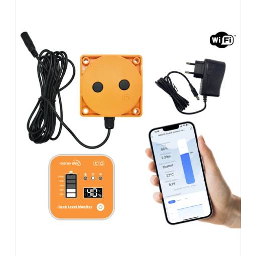 Foto - WiFi senzor hladiny kapaliny + Monitor TUYA/Smart Life