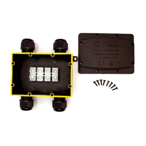 Foto - Kabelová spojka DRÁTEK - IP68 120x85, 4 vývody 9-12mm, 4pin
