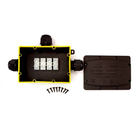 Foto - Kabelová spojka DRÁTEK - IP68 120x85, 3 vývody 10-14mm, 4pin