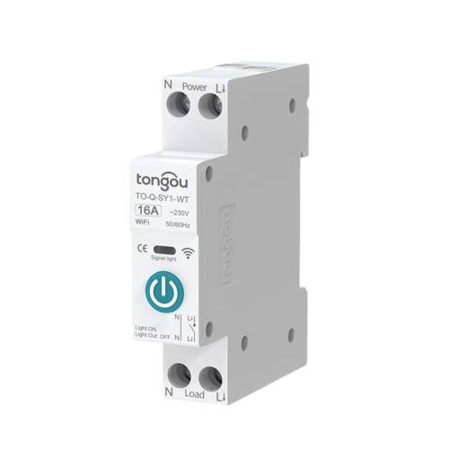 Foto - Wifi relé stykač TO-Q-SY1-WT na DIN lištu TUYA - 16A