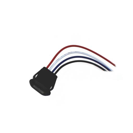 Foto - USB-C konektor do panelu - 4 vodiče, černý