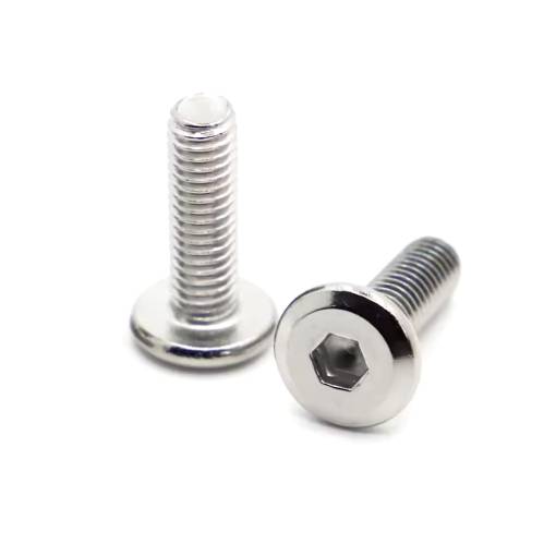 Foto - Ocelový šroub M5x16, široko-plochá inbusová hlava