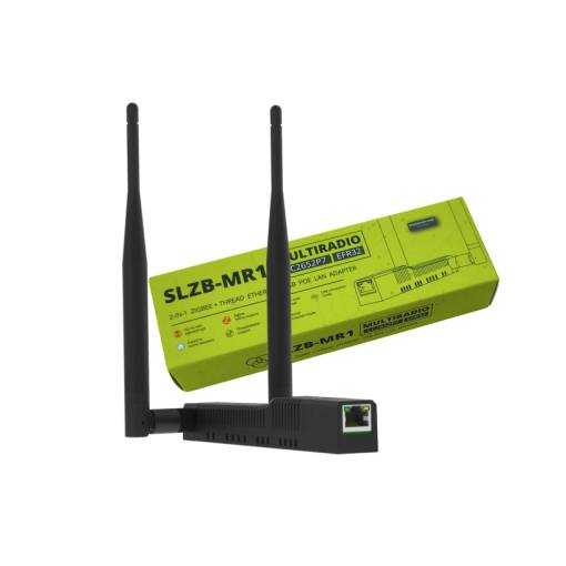 Foto - SLZB-MR1U multiradiová brána pro Zigbee2MQTT, ZHA, Home Assistant, OpenThread Border Router - USB, WiFi, Ethernet, PoE