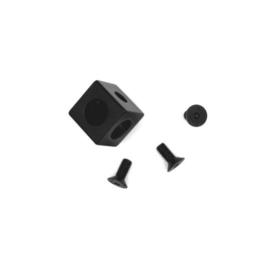 Foto - Kostka pro hliníkové profily 20x20 - rohový pravoúhlý spoj