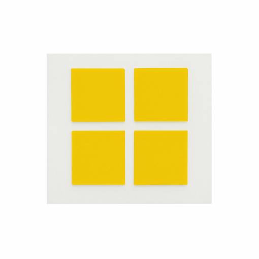 Foto - Zlatý kaptonový čtvereček 16x16 mm - 100 kusů