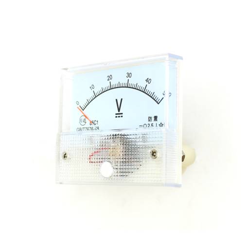 Foto - Panelový ručičkový voltmetr 85C1 - 0 až 50V DC
