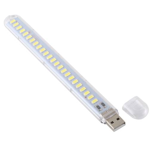 Foto - Přenosné USB 5W LED světlo - 24LED, 200lm, USB-A