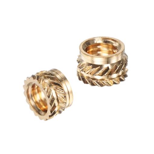 Foto - Závitová zápustná vložka M6x6x8 mosazná