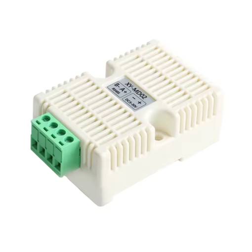 Foto - Digitální teploměr a vlhkoměr pro sběrnici RS485 Modbus RTU na DIN lištu, 5-30V DC