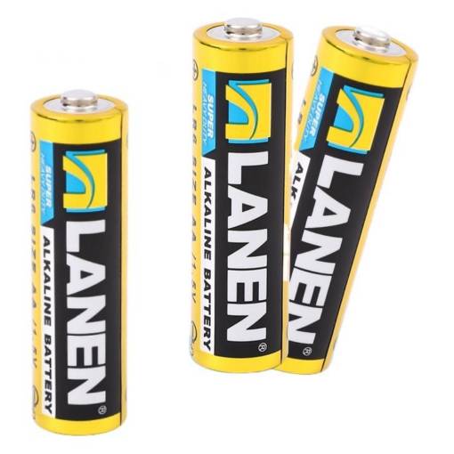 Foto - Tužková Baterie AA Alkalická - 3 kusy